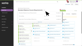 student course planner list